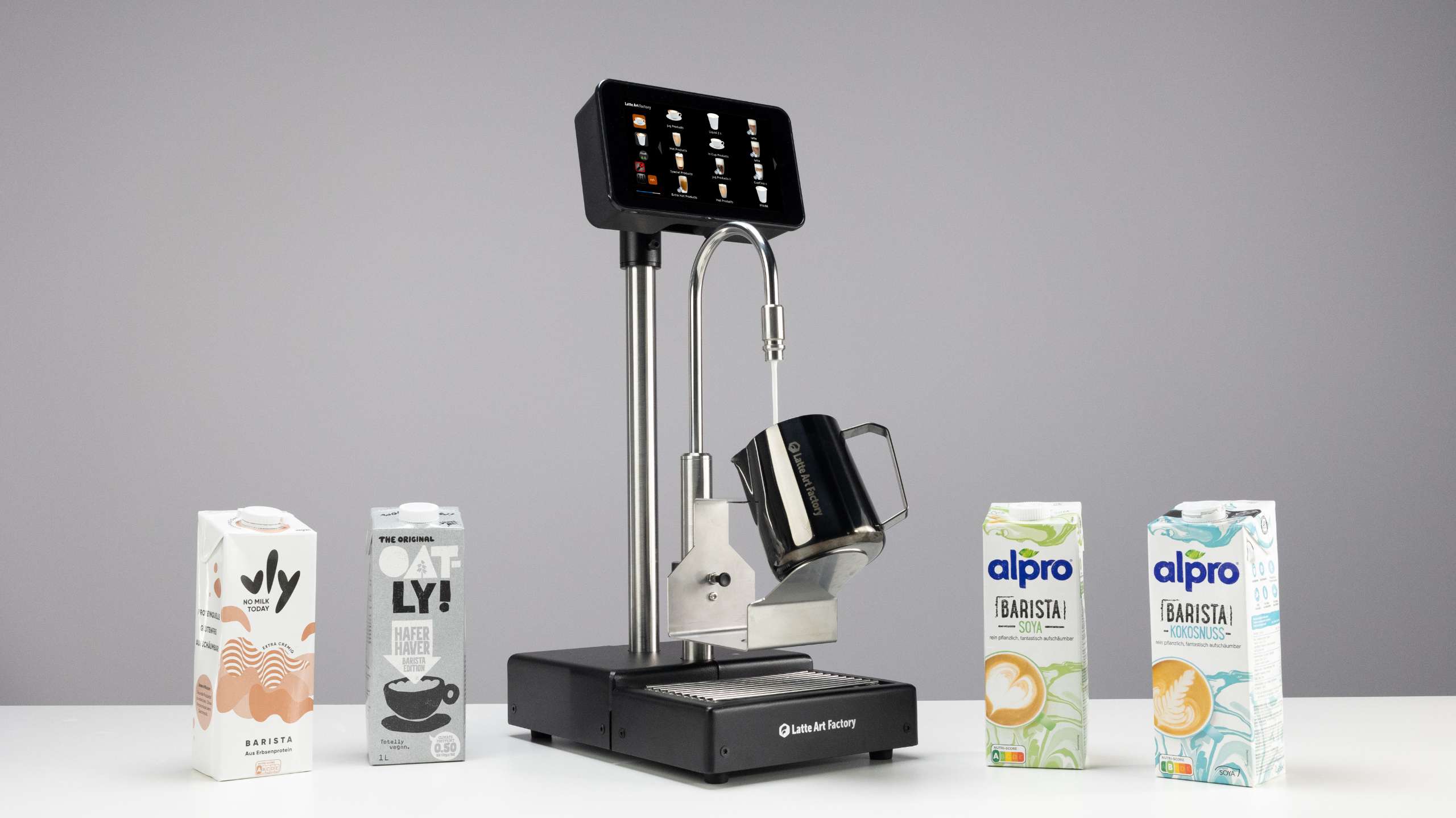 Latte Art Factory - milk frothing machine - with plant milk varieties Latte Art Factory - milk frothing machine - with plant milk varieties